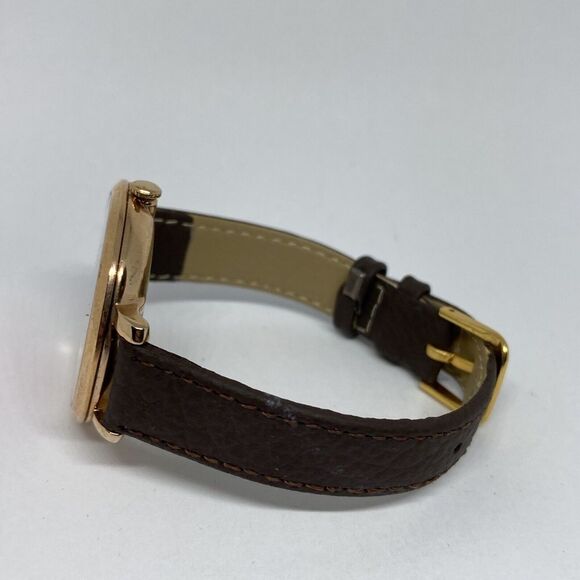 Fossil Jacqueline ES4101 Women Brown Leather Analog Pink Dial Quartz Watch WO231 - Picture 9 of 12